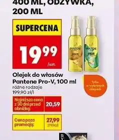 Biedronka Olejek do włosów argan Pantene Pro-V oferta
