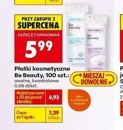 Biedronka Płatki kosmetyczne maxi owalne Be Beauty oferta
