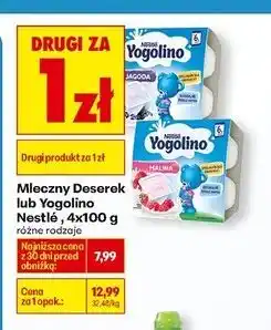 Biedronka Deserek jagodowy Nestle Yogolino (Jogolino) oferta