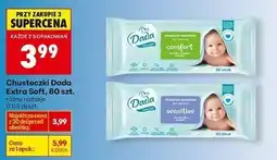 Biedronka Chusteczki wilgotne sensitive Dada Extra Soft oferta