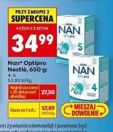 Biedronka Mleko 5 Nestle Nan Optipro oferta