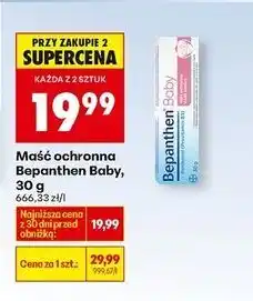 Biedronka Maść ochronna do pielęgnacji skóry niemowląt Bepanthen Baby oferta