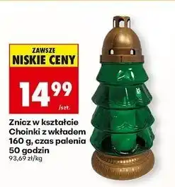Biedronka Znicz choinka 50 h oferta