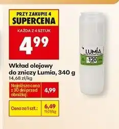 Biedronka Wkład olejowy do zniczy 340 g 120 h Lumia oferta