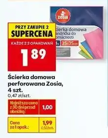 Biedronka Ściereczki domowe perforowane Zosia Samosia oferta