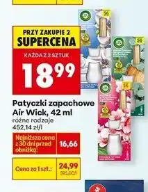 Biedronka Pachnące patyczki świeże pranie i biała orchidea Air Wick oferta