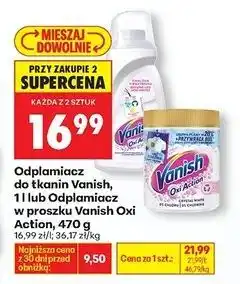 Biedronka Odplamiacz w płynie white Vanish Oxi Action oferta