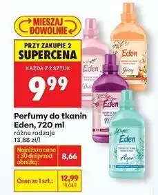 Biedronka Perfumy do tkanin aqua Eden oferta