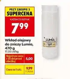 Biedronka Wkład olejowy 168 h Lumia oferta