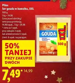 Lidl Ser gouda xxl Pilos oferta