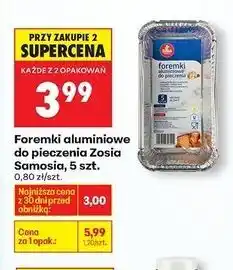 Biedronka Foremki do keksu Zosia Samosia oferta