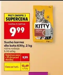 Biedronka Karma dla kota z wołowiną i warzywami Kitty oferta