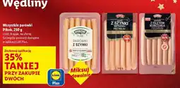 Lidl Parówki z filetem kurczaka Pikok oferta