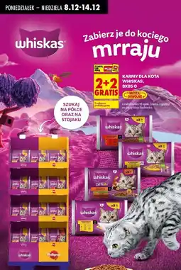 Biedronka Karma dla kota drobiowa uczta w galaretce Whiskas oferta