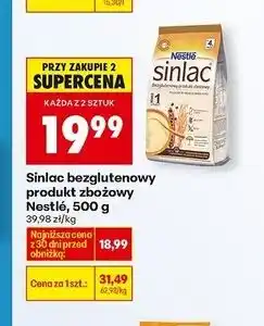 Biedronka Kaszka zbożowa bezglutenowa Nestle Sinlac oferta