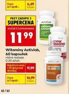 Biedronka Witamina d3 4000+k2 Activlab oferta