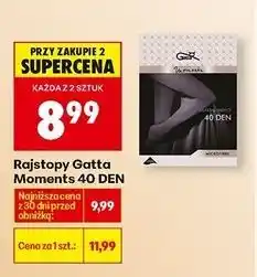 Biedronka Rajstopy moments funkcyjne 40 den rozm. 2-6 Gatta oferta