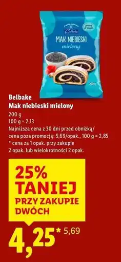 Lidl Mak niebieski mielony Belbake oferta