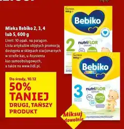 Lidl Mleko 5 Bebiko Junior oferta