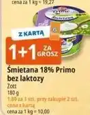 E.Leclerc Śmietana 18% bez laktozy Zott Primo oferta