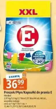 E.Leclerc Proszek do prania kolorowych i ciemnych tkanin E oferta