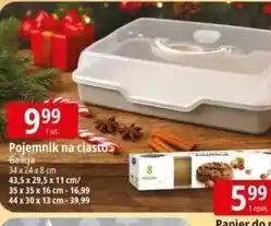 E.Leclerc Pojemnik na ciasto 44 x 30 13 cm Galicja oferta