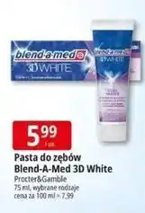 E.Leclerc Pasta do zębów cool water Blend-A-Med 3D White oferta
