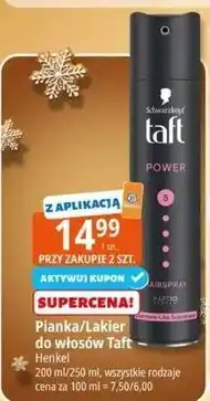E.Leclerc Pianka do włosów Taft Power oferta