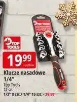 E.Leclerc Klucze nasadowe 1/4'' Top Tools oferta