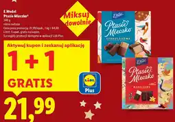 Lidl Ptasie Mleczko, różne rodzaje 1+1 GRATIS E.Wedel oferta