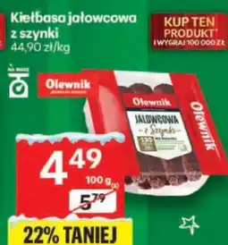 Delikatesy Centrum Kiełbasa Olewnik oferta