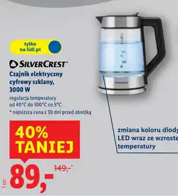 Lidl Czajnik elektryczny SilverCrest oferta