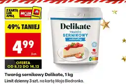 Biedronka Twaróg Delikate oferta