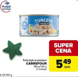 Globi Tuńczyk w puszce Carrefour oferta