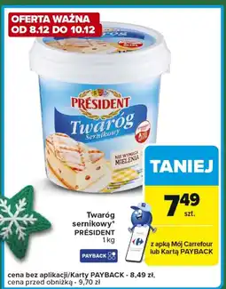 Carrefour Express Twaróg President oferta