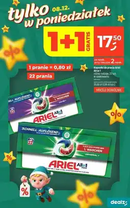 Dealz Kapsułki do prania mountain spring Ariel All In 1 oferta