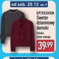 ALDI Up2Fashion Sweter dzianinowy damski oferta