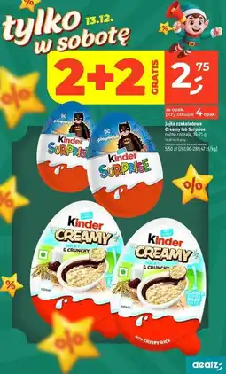 Dealz Jajko niespodzianka Kinder Creamy oferta