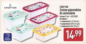 CROFTON Zestaw pojemników do zamrażania