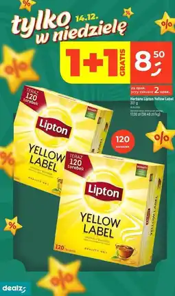 Dealz Herbata Lipton Yellow Label Tea oferta