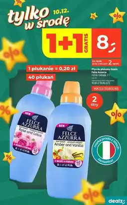 Dealz Płyn do płukania amber & vanila Felce Azzurra oferta