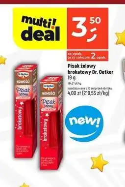 Dealz Pisak żelowy Dr. Oetker oferta