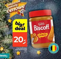 Dealz Krem biscoff crunchy Lotus Biscoff oferta