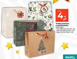 Dealz Torebka prezentowa 37 x 30 12 cm oferta