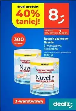 Dealz Ręcznik funkcyjny higienizujący microclean Nuvelle oferta