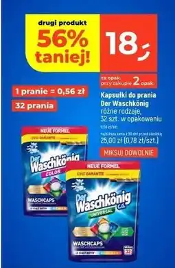 Dealz Kapsułki do prania universal Der Waschkonig oferta