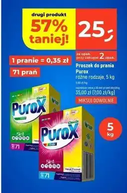 Dealz Proszek do prania uniwersalny Purox oferta