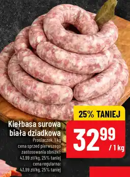 Polomarket Kiełbasa surowa biała dziadkowa oferta
