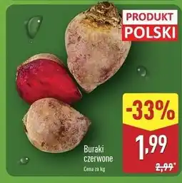 ALDI Buraki czerwone polska oferta