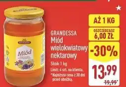 ALDI Miód wielokwiatowy nektarowy Grandessa oferta